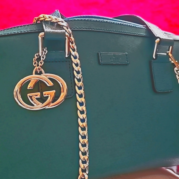 Spring SALE- Gucci! 💙💚Boston Satchel at Affordable Price! - Picture 1 of 17